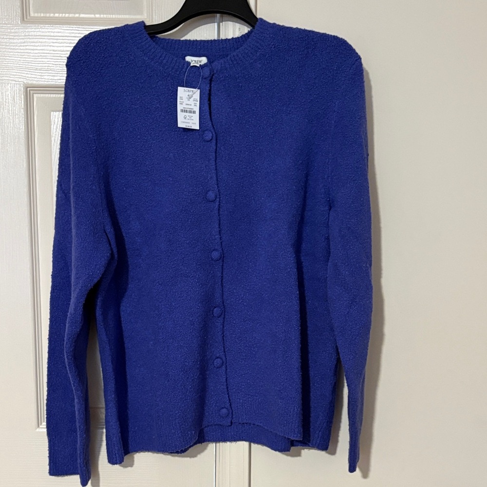 J. Crew Royal Blue Cardigan Sweater
